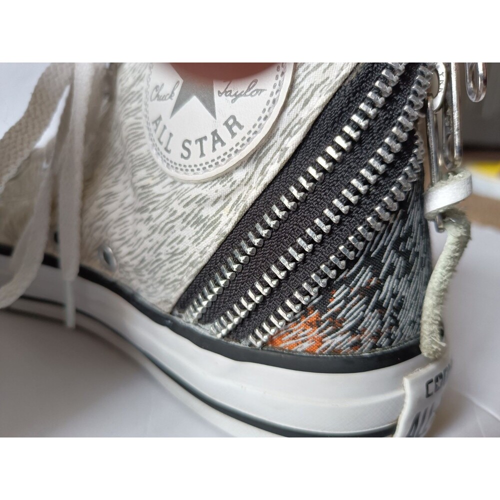 Converse All Star Chuck Taylor Shoes Women's Size 7 Reflective Tri Zip Sneakers - Picture 9 of 11